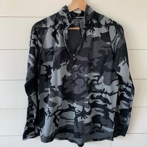 NIKE dry fit camo pullover jacket